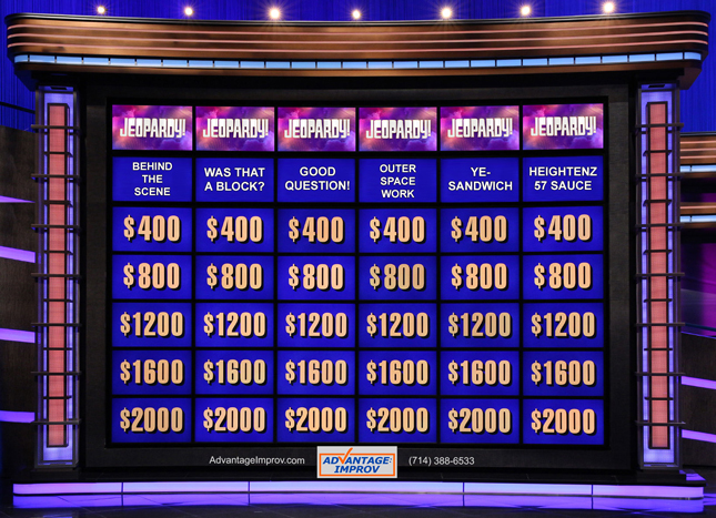 Advantage Improv on Wheel of Jeopardy!